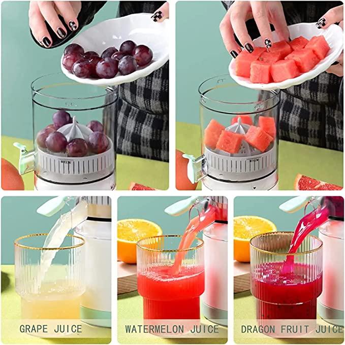 Fresh Juice in 10 Seconds – Compact USB Citrus Juicer (Rechargeable)