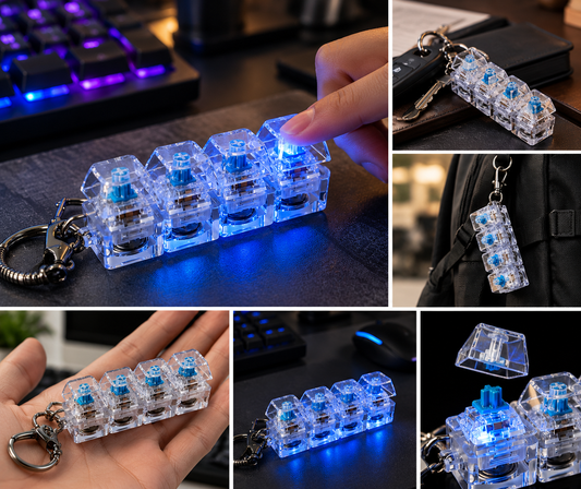 KeyZen LED Mechanical Switch Fidget Clicker