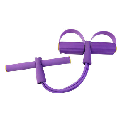 Pull Rope Resistance Exerciser with Foot Pedal