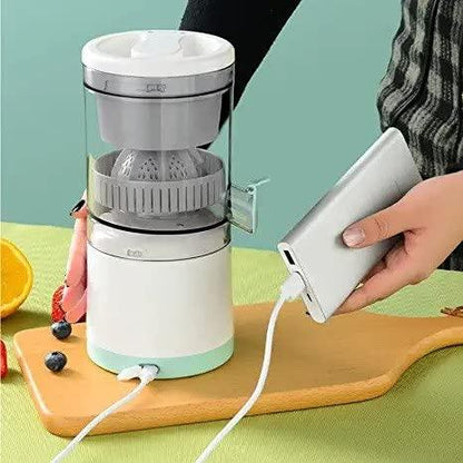 Fresh Juice in 10 Seconds – Compact USB Citrus Juicer (Rechargeable)