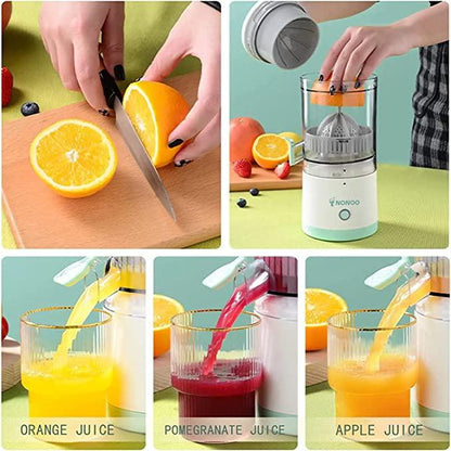 Fresh Juice in 10 Seconds – Compact USB Citrus Juicer (Rechargeable)