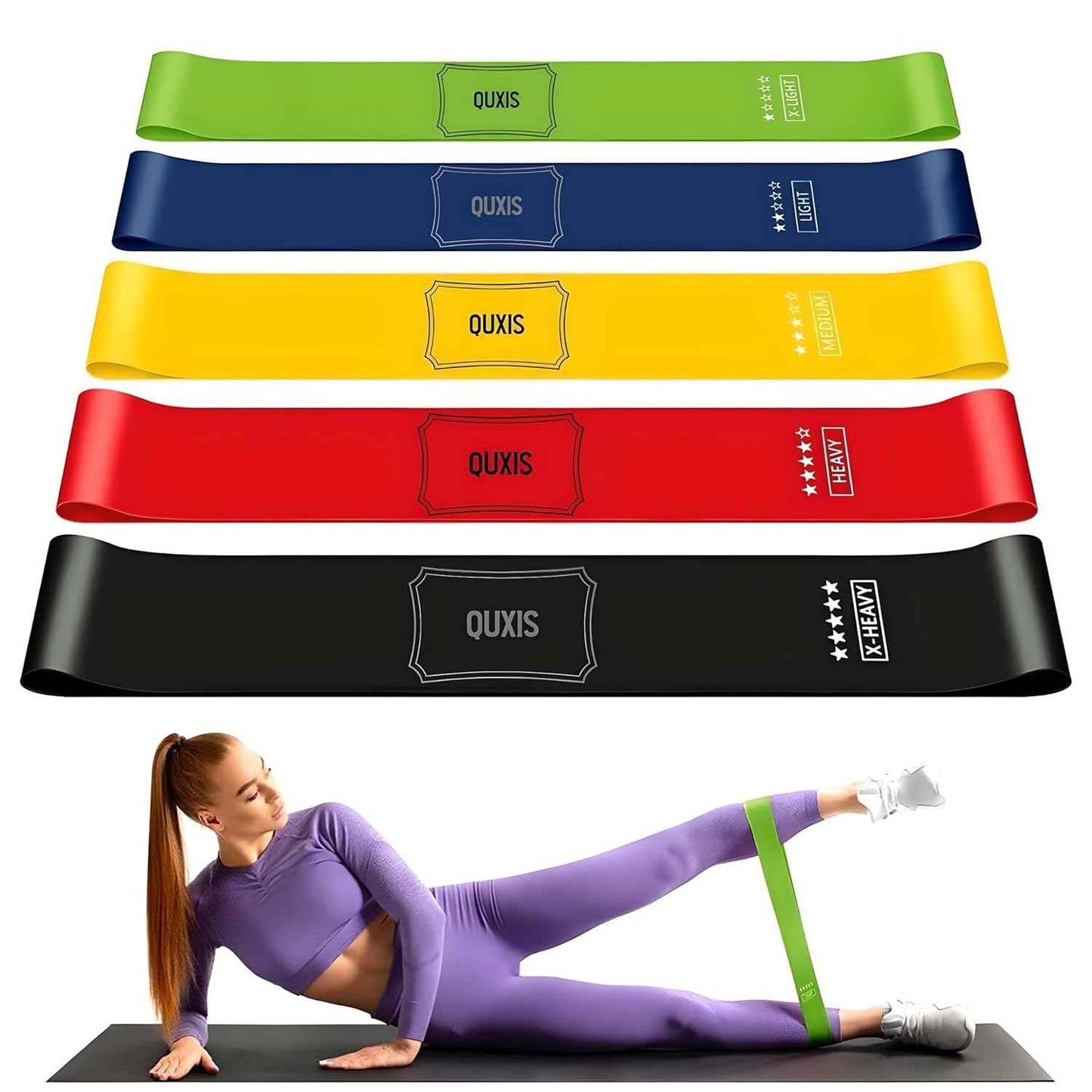 Resistance Bands Set 5-Pack – Home Workout Essentials