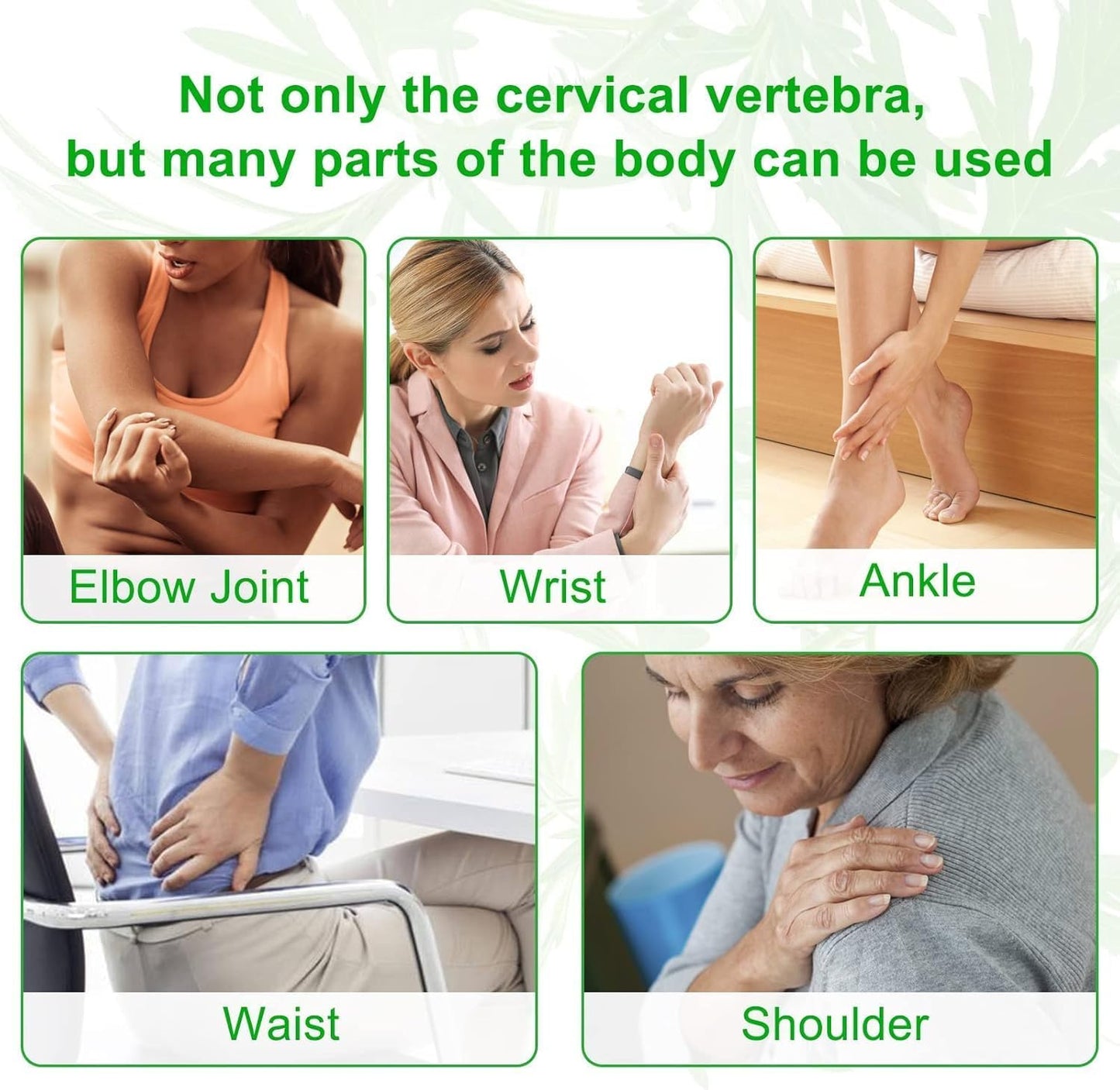 Herbal Knee Pain Relief Patches – 30 PCS (Pack of 3) Arthritis Inflammation Patch Sticker | Instant Relief from Pain | Joint Pain Relief Products Natural Wormwood Extract Patch for Knee
