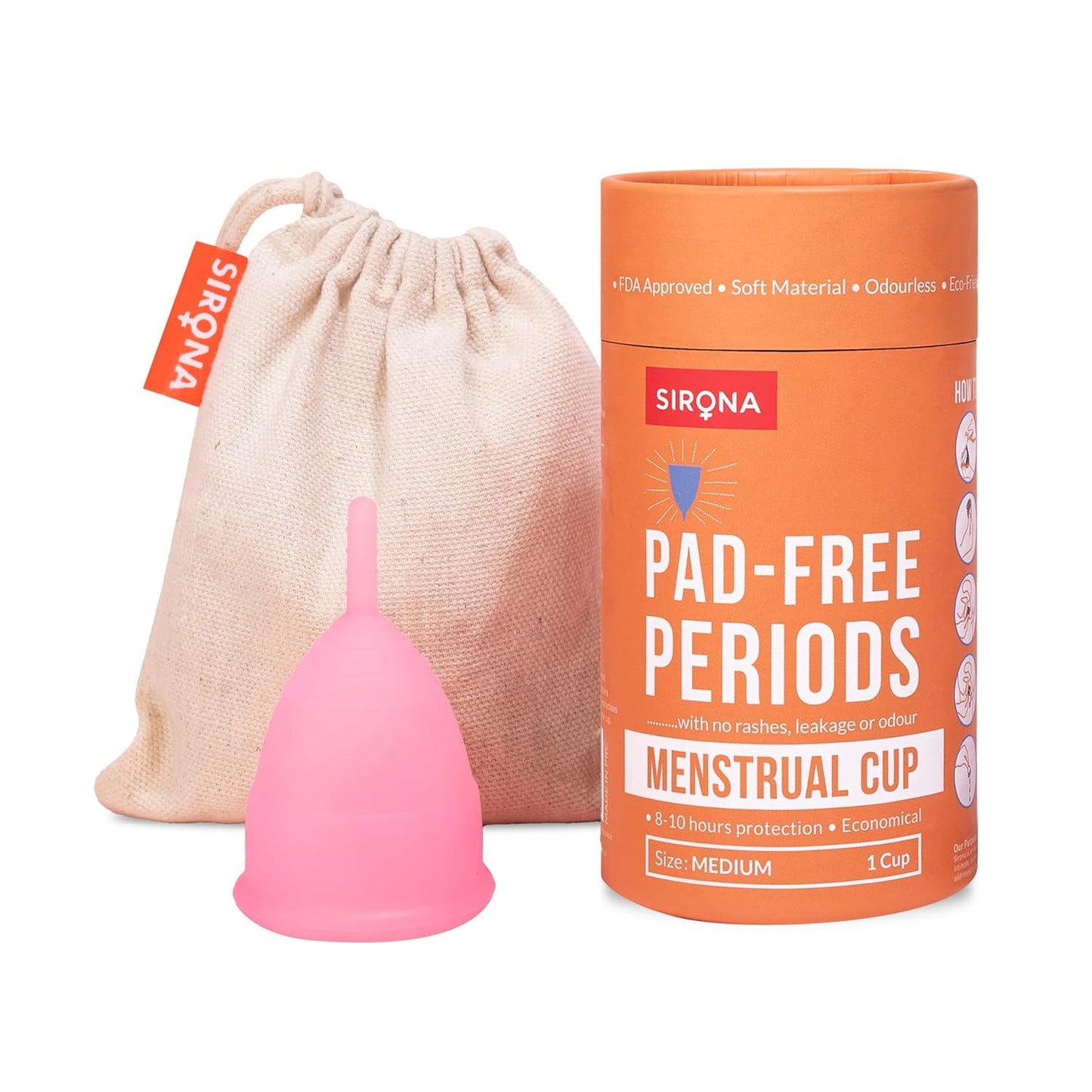 Sirona® Freedom Reusable Menstrual Cup™