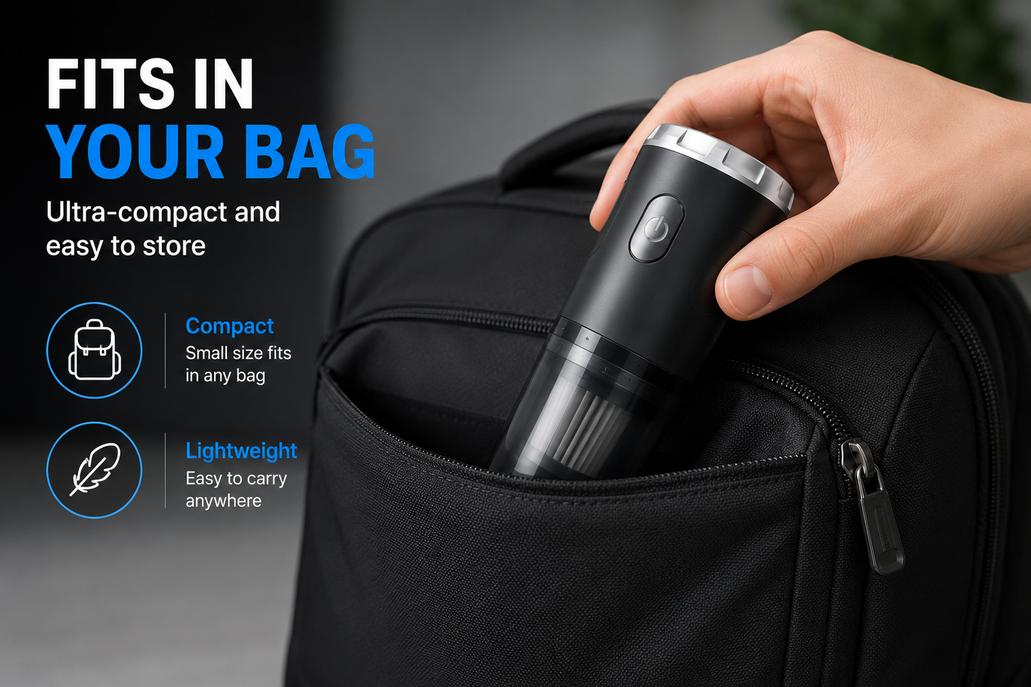 ShopNex™ AirPro 2-in-1 Cordless Air Duster & Vacuum