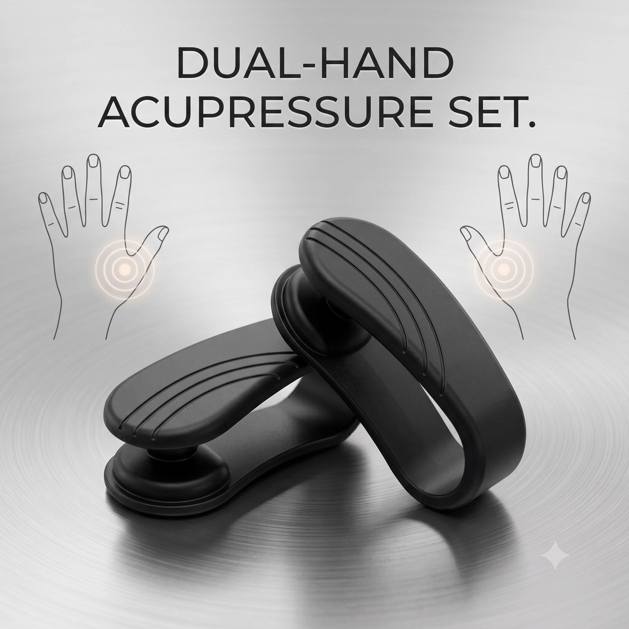 AcuRelief™ LI4 Dual-Hand Acupressure Relief Set