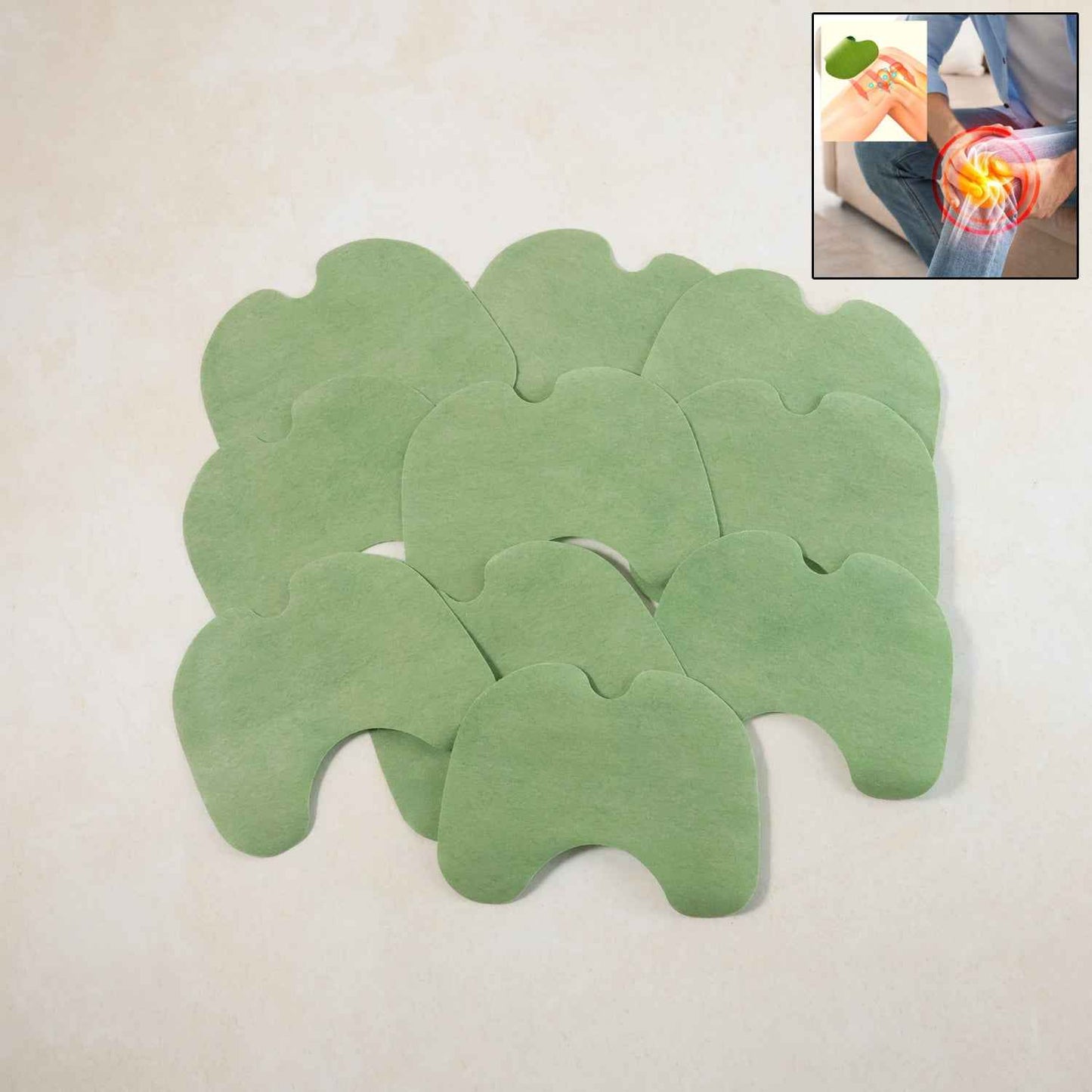 Knee Relief Patch Set  Herbal-infused Adhesive Patches (10 Pc Set)